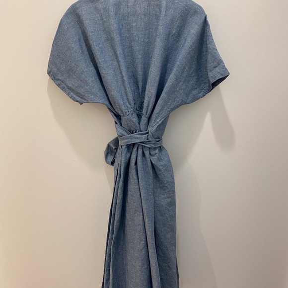 Sotela Luna Wrap Dress Size 3 Blue - Picture 9 of 9